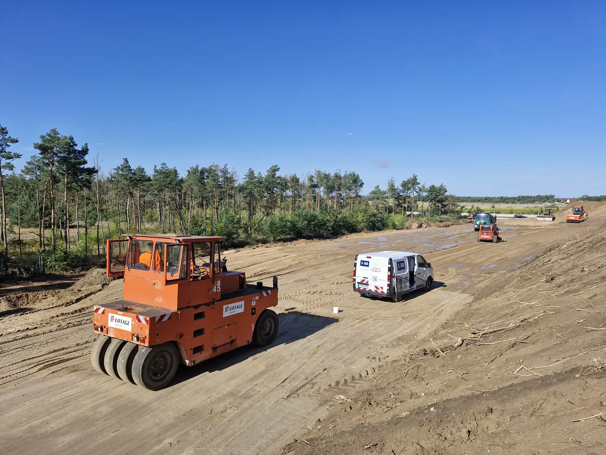 Straßenbau-Überwachung