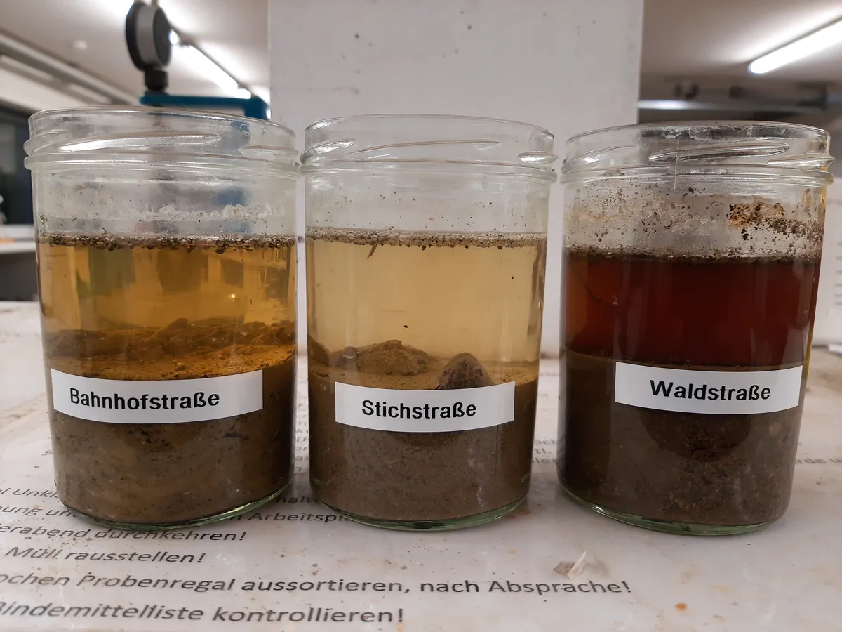 Natronlaugenversuch im Labor